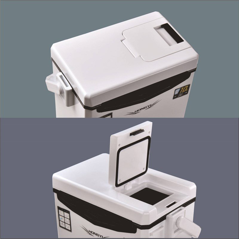 THE DAVA SEA FISHING BOX 10L MINI-SHRIMP CRACKER HOLE CAN SIT ON THE BACK IN A PORTABLE COLD-CONVENIENT INCUBATOR